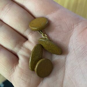 Elegant Brown Stone Earrings